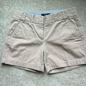 J.Crew Chino khaki short, 4 inch